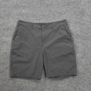 Saxx Shorts Mens 34 Grey Go To Town 2N1 Ballpark Pouch Lined Performance Gym Run